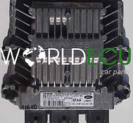 CENTRALINA DO MOTORE FORD FIESTA 1.4 TDCI 7S61-12A650-BA, 7S6112A650BA, 5WS4032A-T