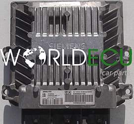 CENTRALINA MOTORE CITROEN PEUGEOT 2.0 HDI SIEMENS VDO 5WS40316C-T, 5WS40316CT, SW9660507580, HW9655534080, SID803A