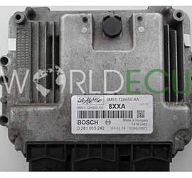 CENTRALINA DO MOTORE FORD FOCUS 1.6 TDCI 8M5112A650XA, 8M51-12A650-XA 8XXA BOSCH 0281015242, 0 281 015 242