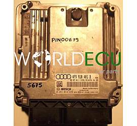 MOTORSTEUERGERÄT ECU STEUERGERÄT AUDI A6 3.0 TDI BOSCH 0 281 014 376, 0281014376, 4F9 910 401 B, 4F9910401B, 4F0907401C, EDC16CP34