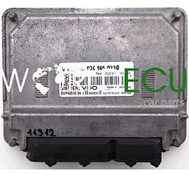 CENTRALINA MOTORE SEAT IBIZA SKODA FABIA VW POLO 1.2 BME 03E906023D, 03E 906 023 D, SIEMENS 5WP40510 04, 5WP4051004