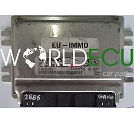 ECU ENGINE CONTROLLER KIA CARNIVAL SEDONA 2.5 SIEMENS 5WY1102B SIMK62 K55C 18 881