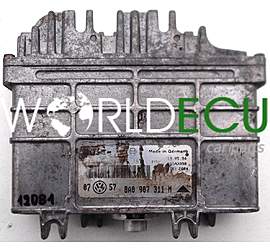 CENTRALINA MOTORE VW VOLKSWAGEN GOLF III VENTO 1.8, BOSCH 0 261 203 186/187, 0261203186187, 8A0 907 311 M, 8A0907311M