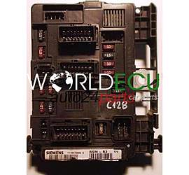 Centralina de comando do sistema confort  CITROEN C2 C3 C5 XSARA PICASSO SIEMENS T118470003G, T118470003 G, 9643498880-00 BSM-B3