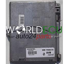 CALCULATEUR MOTEUR RENAULT CLIO SIEMENS S101262105 A, S101262105A, 7700851741, 7700857528