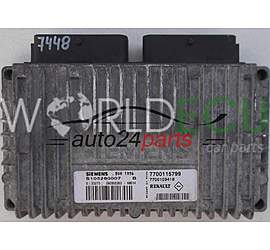 Calculateur Moteur RENAULT MEGANE S105280007 B, 7700115799
