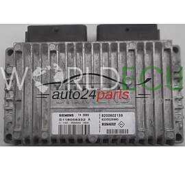 CENTRALINA CALCOLATORE SCATOLA DEL CAMBIO RENAULT LAGUNA SIEMENS S118058332 A, S118058332A, 8200602159, 8200525860