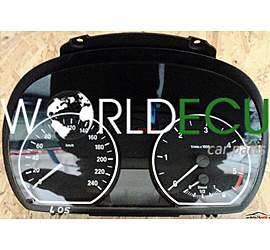 QUADRO STRUMENTI CRUSCOTTO CONTACHILOMETRI BMW E81 E87 2.0 DIESEL JOHNSON CONTROLS 102495285, 1024952-85, 9 166 821-02, 916682102, IK916682102H