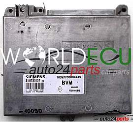 CALCULATEUR MOTEUR RENAULT CLIO 1.2, SIEMENS S111730107 C, S111730107C, HOM7700864449, 7700864449