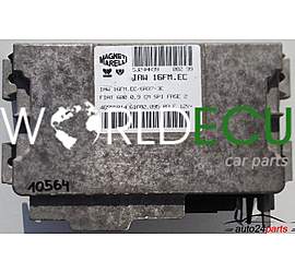 CENTRALINA MOTORE FIAT SEICENTO 900 0.9, IAW 16FM.EC, IAW16FMEC, 46555914, 61602.095.03 E, 6160209503, IAW16FMEC/6A37-3E