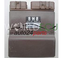 Engine control unit - ECU controllers NISSAN X-TRAIL 2.2 DCI Denso 131000-1190, 1310001190, 22710 8H810, 227108H810