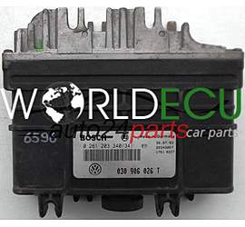 MOTORSTEUERGERÄT ECU STEUERGERAT SEAT IBIZA 1.3 BOSCH 0 261 203 340/341, 0261203340, 030 906 026 T, 030906026T, 26SA3059