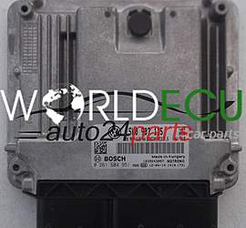 CENTRALINA MOTORE VOLKSWAGEN GOLF BOSCH 0 261 S04 951, 0261S04951, 5K0 907 115, 5K0907115, 1K0907115AA, 1039S43007, MED17.5