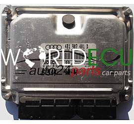 ECU ENGINE CONTROLLER AUDI A6 2.5 TDI AYM 4B1 907 401 D, 4B1907401D, BOSCH 0 281 010 494, 0281010494
