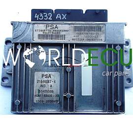 CENTRALINA DO MOTORE PEUGEOT 206 1.4 SAGEM 21646087-4 9643134680 9637706180-05 HOM; S2000-23 50409S05