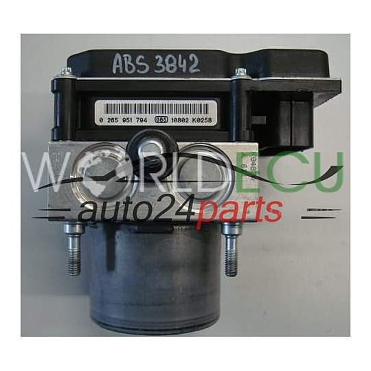 BOMBA HIDRAULICA Y CENTRALITA ABS OPEL MERIVA BOSCH 0 265 238 098, 0265238098, 13375034, 0265951794, AD9