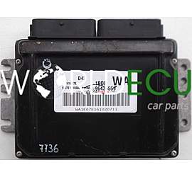 MOTORSTEUERGERÄT ECU STEUERGERAT CHEVROLET AVEO KALOS 1.2, 5WY1E07E, 96435559 WA, 96435559WA, 1BOP