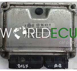 CENTRALINA MOTORE VW VOLKSWAGEN GOLF 1.9 TDI ATD 038906019FF, 038 906 019 FF, BOSCH 0 281 010 662, 0281010662, DIESEL EDC15P+ 1449, 28SA5372