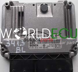 CENTRALINA MOTORE VW VOLKSWAGEN CADDY 1.9 TDI BOSCH 0 281 012 469, 0281012469, 03G 906 021 AR, 03G906021AR, DIESEL EDC16U34 7818, 1039S11562