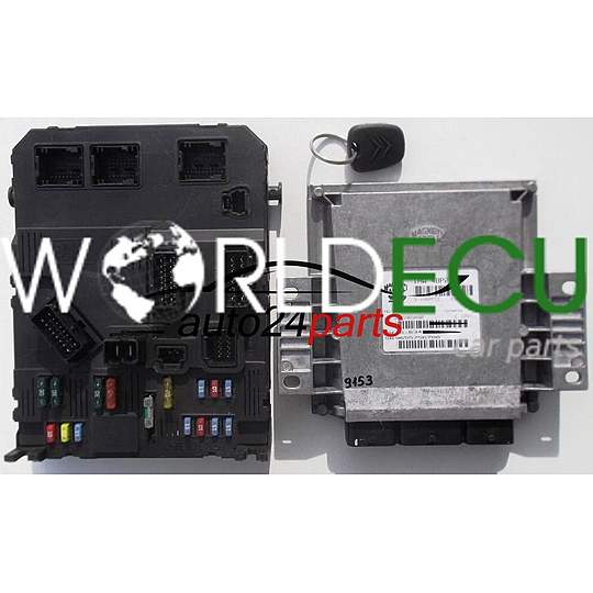 CENTRALINA MOTORE CITROEN C2 PEUGEOT 206 MAGNETI MARELLI IAW 48P2.7H, IAW48P27H, HW 16.623.004, 16623004, 9645989480, SW 16.634.064, 16634064, 9655756780