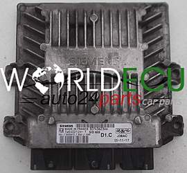 ECU CENTRALITA DE MOTOR VOLVO V50 S40 2.0 SIEMENS 5WS40212H-T, 5WS40212HT, FoMoCo 30743623AA, D1.C, SID803
