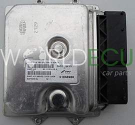 Engine control unit - ECU controllers ALFA ROMEO MITO 1.4 Magneti Marelli 8GMF.A3, 8GMFA3, FPT 51868980, BC.0101419.E, BC0101419E