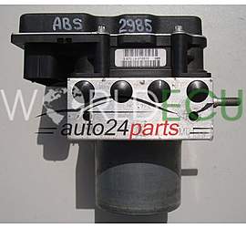 POMPE HYDRAULIQUE ET CALCULATEUR d'ABS PEUGEOT BOSCH 0 265 230 883, 0265230883, 9664532380, 0265951326