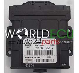 CENTRALINA CALCOLATORE SCATOLA DEL CAMBIO VOLKSWAGEN TOUAREG AISIN 09D 927 750 A, 09D927750A