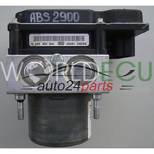 Abs Pump Module FIAT 500 BOSCH 0 265 252 208, 0265252208, 51908528, 0265951941