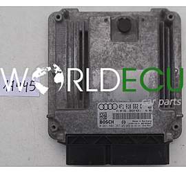 ECU ENGINE CONTROLLER AUDI A6 2.8 FSI BOSCH 0 261 S02 367, 0261S02367, 4F1 910 552 C, 4F1910552C, 4F1 907 552, 4F1907552, MED9.1, MED91