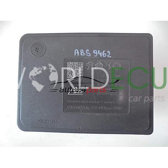 POMPE HYDRAULIQUE ET CALCULATEUR d'ABS OPEL PEUGEOT JEEP 9860815280 10091739843