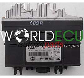 CENTRALINA MOTORE SEAT CORDOBA IBIZA 1.6 BOSCH 0 261 203 346/347, 0261203346, 032 906 026 F, 032906026F, 26SA3196