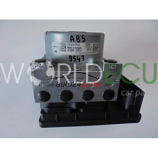 ABS PUMPE BLOCK HYDRAULIKPUMPE STEUERGERÄT VOLKSWAGEN 7T2614517Q 10091903553