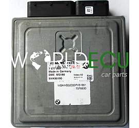 CENTRALINA MOTORE BMW E92 328 SIEMENS 5WK90190 DME MSV80 12147577058, 7577068, 7 577 068