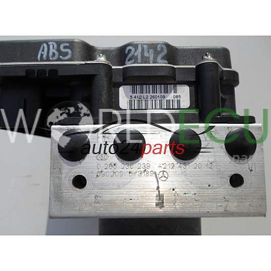 ABS POMPA CENTRALINA MERCEDES W212 BOSCH 0 265 236 239, 0265236239, A212 431 20 12, A2124312012, 0 265 950 972, 0265950972