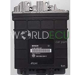CENTRALINA MOTORE VOLKSWAGEN GOLF VENTO 1.4 BOSCH 0 261 200 257, 0261200257, 030 906 026 C, 030906026C