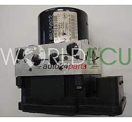 POMPE HYDRAULIQUE ET CALCULATEUR d'ABS RENAULT 476607984R, 10.0212-0580.4, 10021205804, 28.5611-3603.3, 28561136033