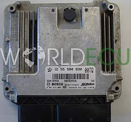 CENTRALINA MOTORE 1.3 CDTI OPEL CORSA 55580830 00TQ, 55 580 830, 55575350, BOSCH 0281017960, 0281 017 960, 1039S46100