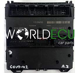 Centralina de comando do sistema confort  6Q2937049, 6Q2 937 049, SIEMENS 5WK4 8213 A, 5WK48213A SEAT IBIZA SKODA FABIA VW POLO