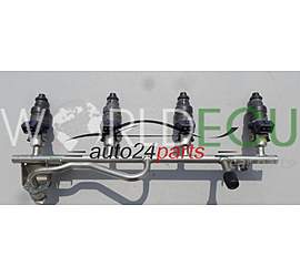 Rail iniettori carburante benzina OPEL Z18XE 09158663, 5WS04490