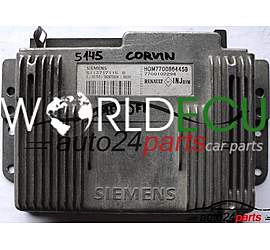 ECU CENTRALITA DE MOTOR RENAULT LAGUNA 1.8 SIEMENS S113717115B, S113717115D, S113717115 B D, HOM7700864458 HOM 7700864458, 7700102294