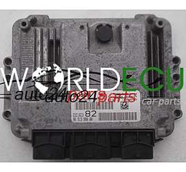 CENTRALINA DO MOTORE PEUGEOT 206 BOSCH 0 281 010 707, 0281010707, 96 513 990 80, 9651399080, 9647785580, EDC16C3 82, 1039S02463
