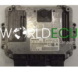 CALCULATEUR MOTEUR PEUGEOT 1.6 BOSCH 0 281 011 628, 0281011628, 96 559 241 80, 9655924180, 9653958980, EDC16C34