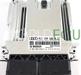 ECU ENGINE CONTROLLER AUDI Q7 BOSCH 0 281 016 832, 0281016832, 4L1 910 401 H, 4L1910401H