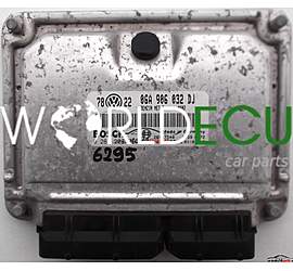 CENTRALINA MOTORE VW VOLKSWAGEN SKODA 1.8 T BOSCH 0 261 206 864, 0261206864, 06A 906 032 DJ, 06A906032DJ