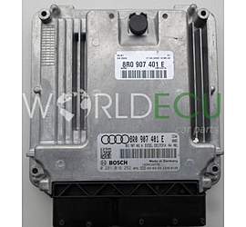 ECU ENGINE CONTROLLER AUDI A4, A5, Q5 3.0TDI, BOSCH 0 281 016 252, 0281016252, 8R0 907 401 E, 8R0907401E, 8K1907401A