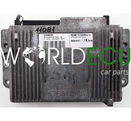 CALCULATEUR MOTEUR RENAULT LAGUNA 2.0 SIEMENS S113722102 B, S113722102B, HOM 7700868314, 7700102309