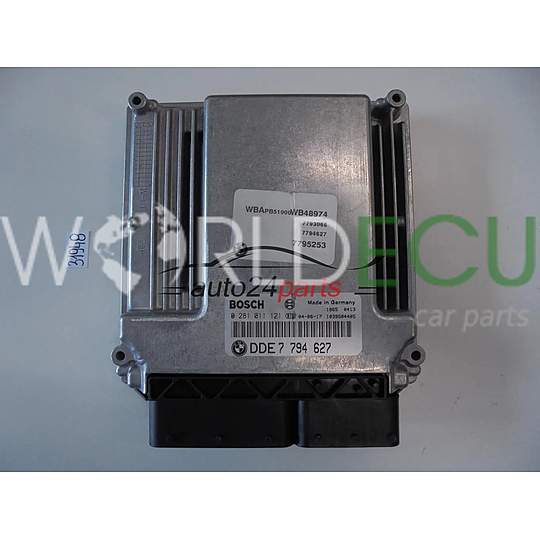 ECU Engine control unit BMW 0281011121 7794627