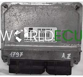 MOTORSTEUERGERÄT ECU STEUERGERAT SEAT IBIZA 1.2 03E906033P, 03E 906 033 P, 5WP44304