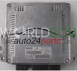 CENTRALINA MOTORE PEUGEOT 206 2.0 HDI BOSCH 0 281 011 525, 0281011525, 96 512 568 80, 9651256880, EDC15C2